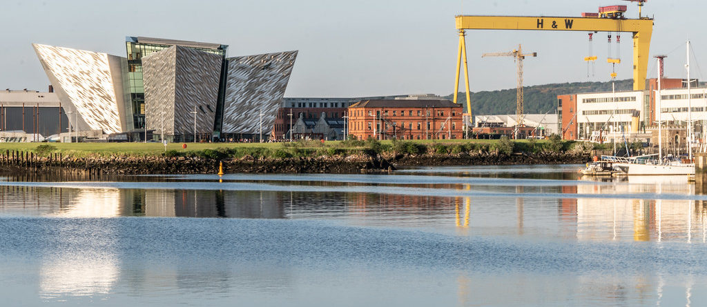 VIEWS OF THE QUEEN'S ISLAND AREA OF BELFAST