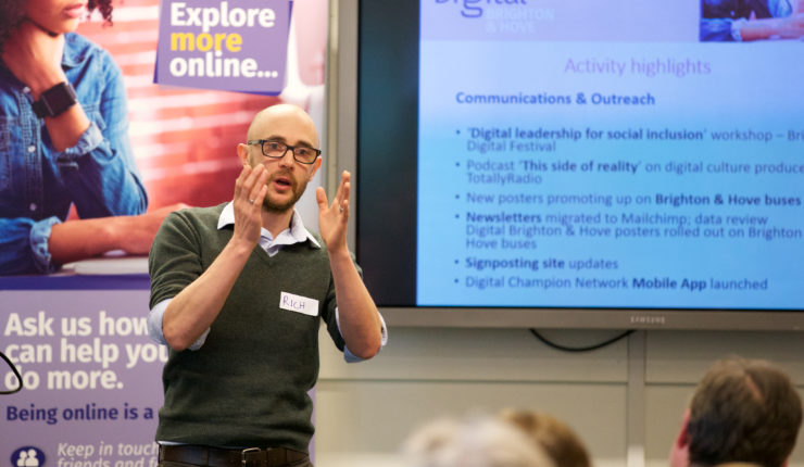 Richard Denyer-Bewick talking about Digital Skills