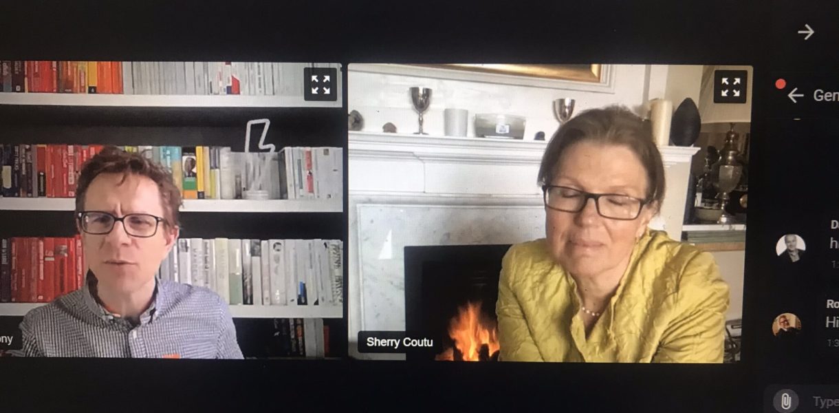 Anthony Impey MBE and Sherry Coutu CBE,