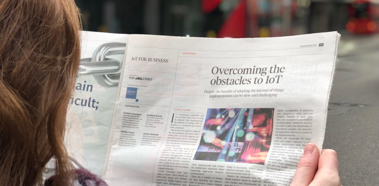 IoT newspaper