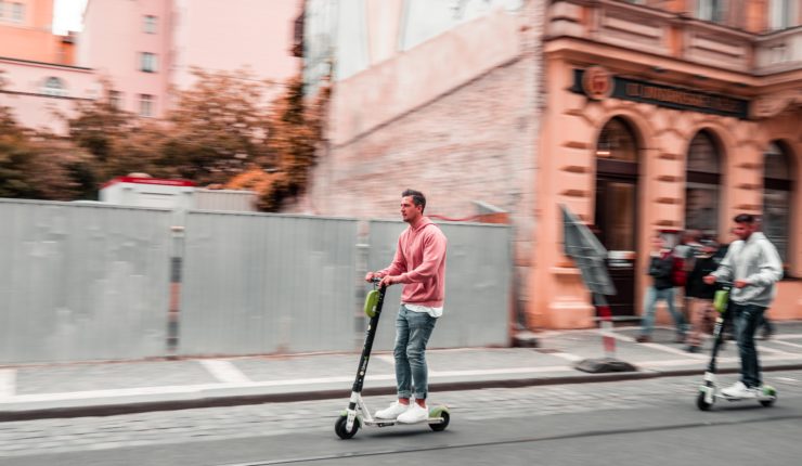 men using segways