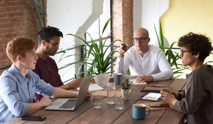 people around table