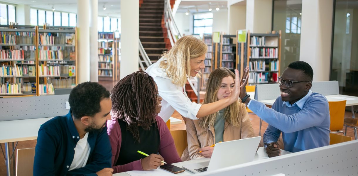 Learning in a library