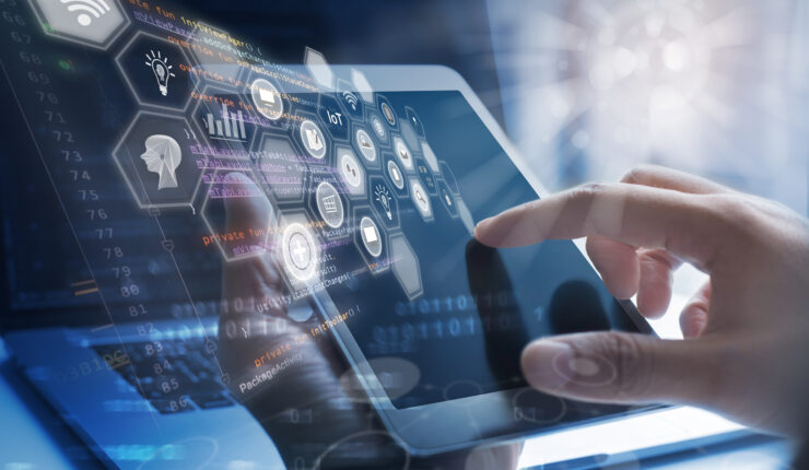Business,Technology,,Iot,Internet,Of,Things,,Software,Development,Concept.,Business