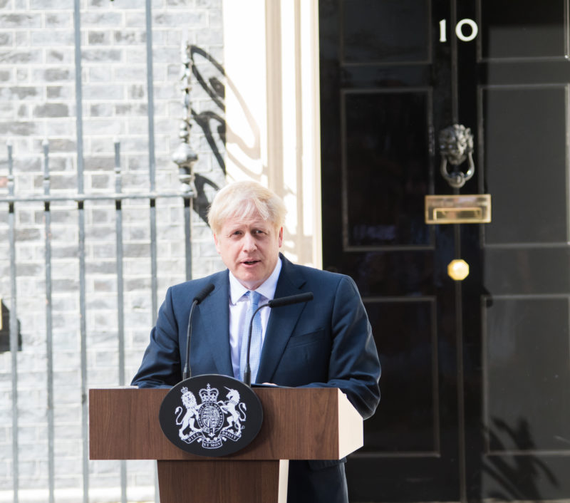 Boris Johnson at Number 10