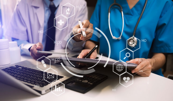 Medical,Technology,Concept,smart,Doctor,Hand,Working,With,Modern,Laptop,Computer