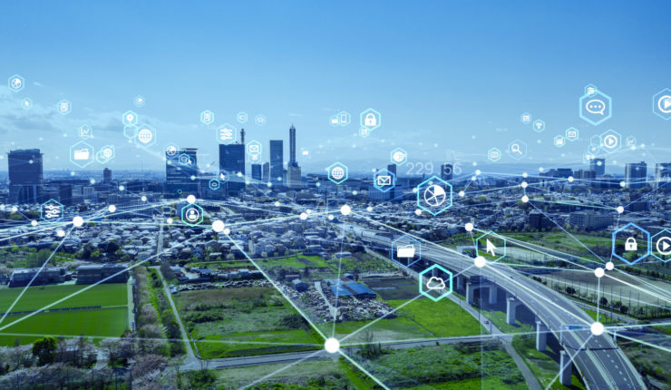 Smart,City,And,Communication,Network,Concept.,5g.,Iot,(internet,Of