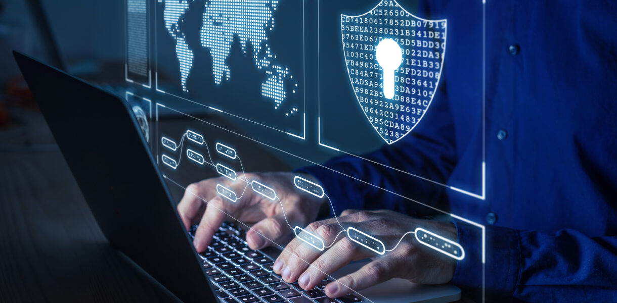 Cyber,Security,And,Network,Protection,With,Cybersecurity,Expert,Working,On