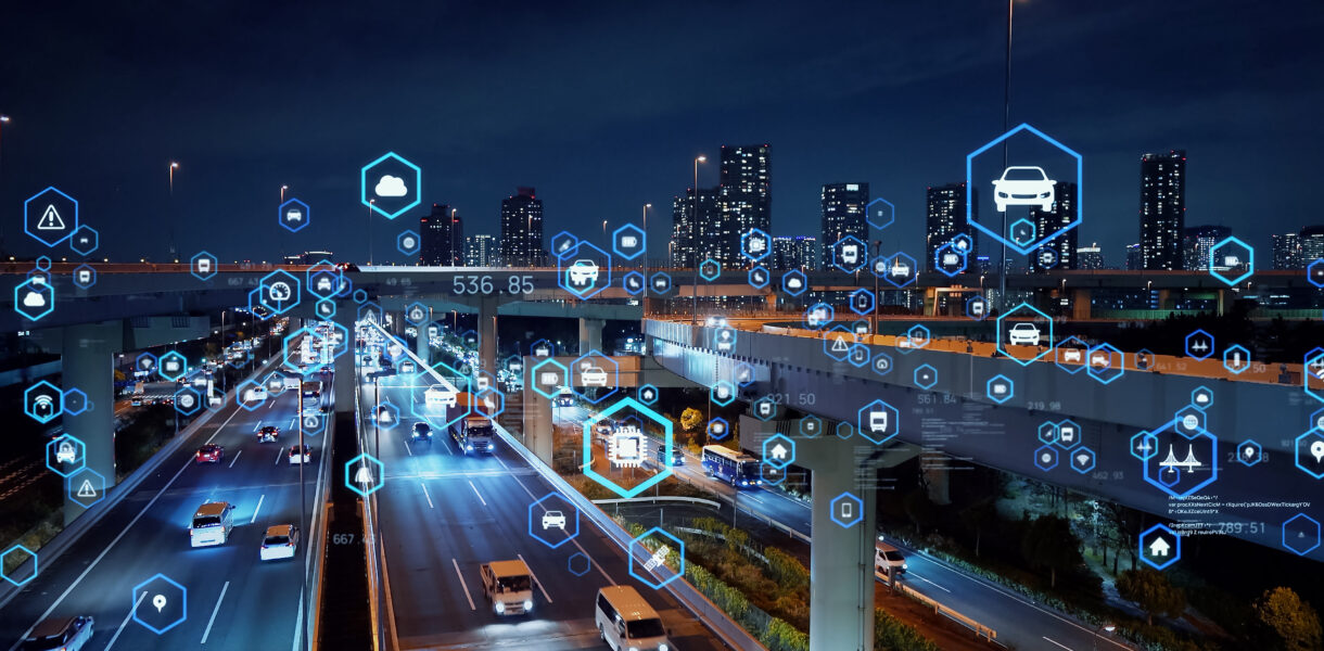 Transportation,And,Technology,Concept.,Its,(intelligent,Transport,Systems).,Mobility,As