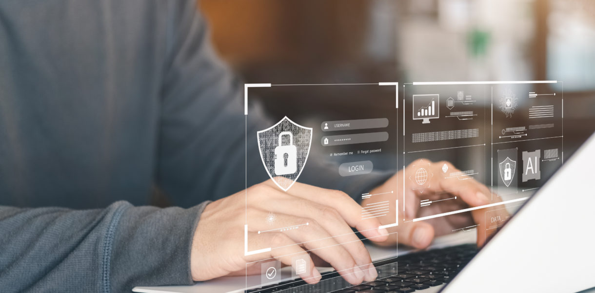 Internet safety on the laptop