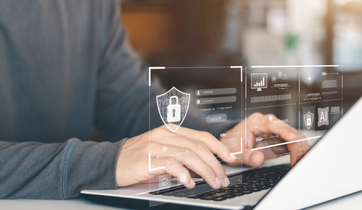 Internet safety on the laptop
