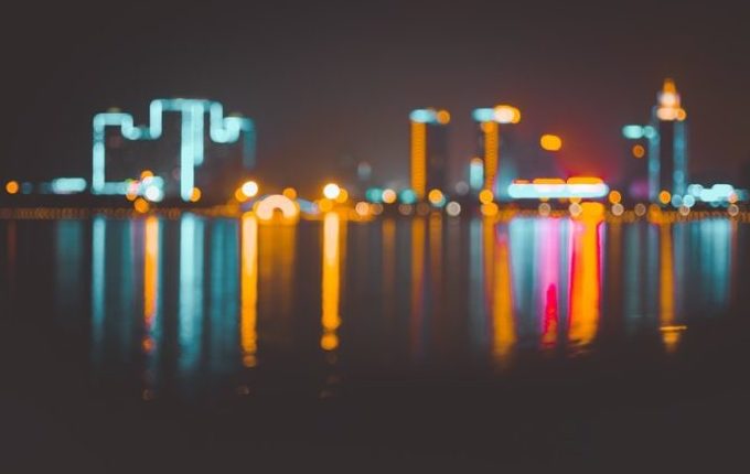 Smart City water reflection
